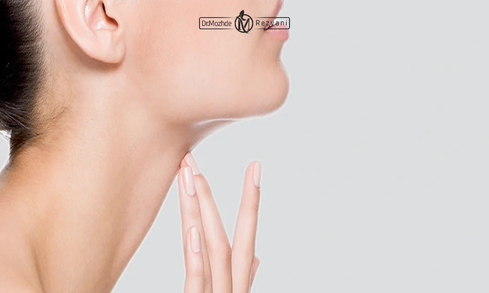 نمونه لیپوساکشن غبغب یک زیباجو خانم