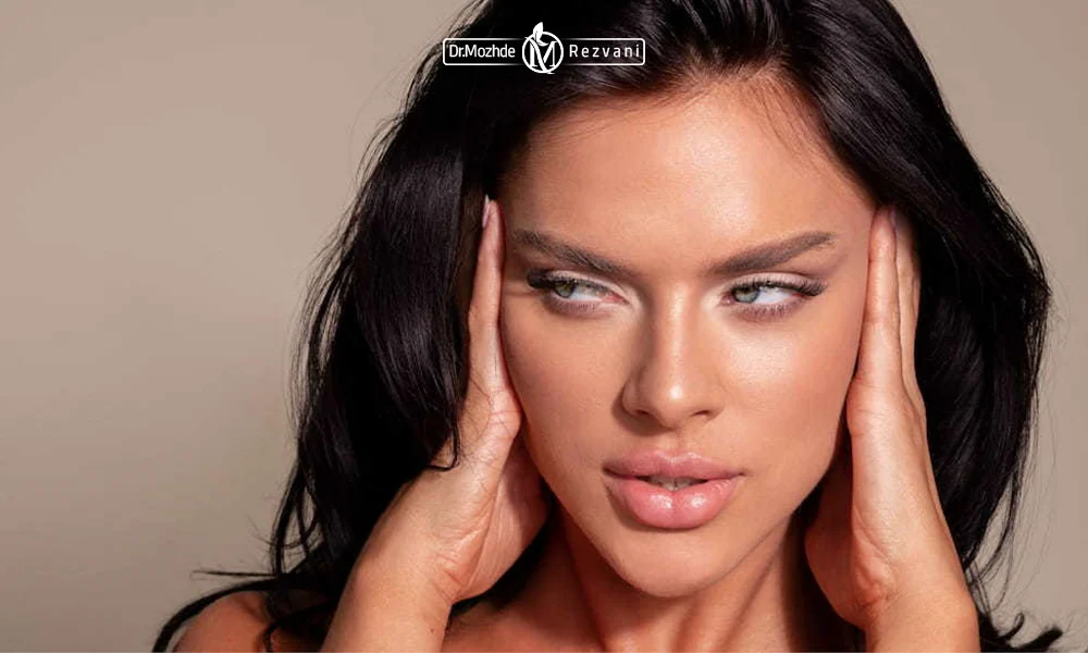 مدل گربه ای لیفت چشم با نخ