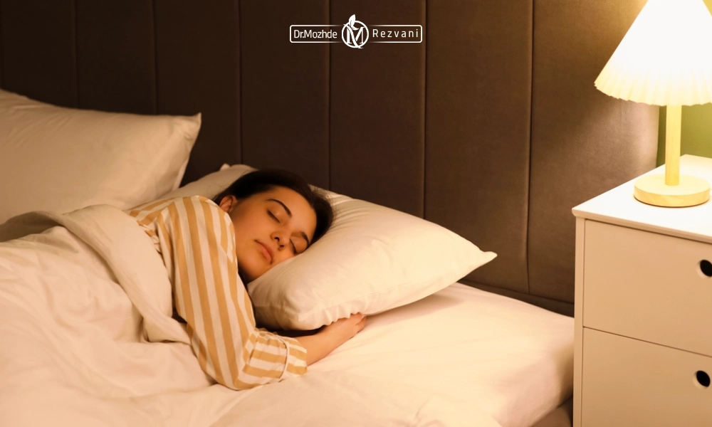 نحوه خوابیدن بعد از هایفو