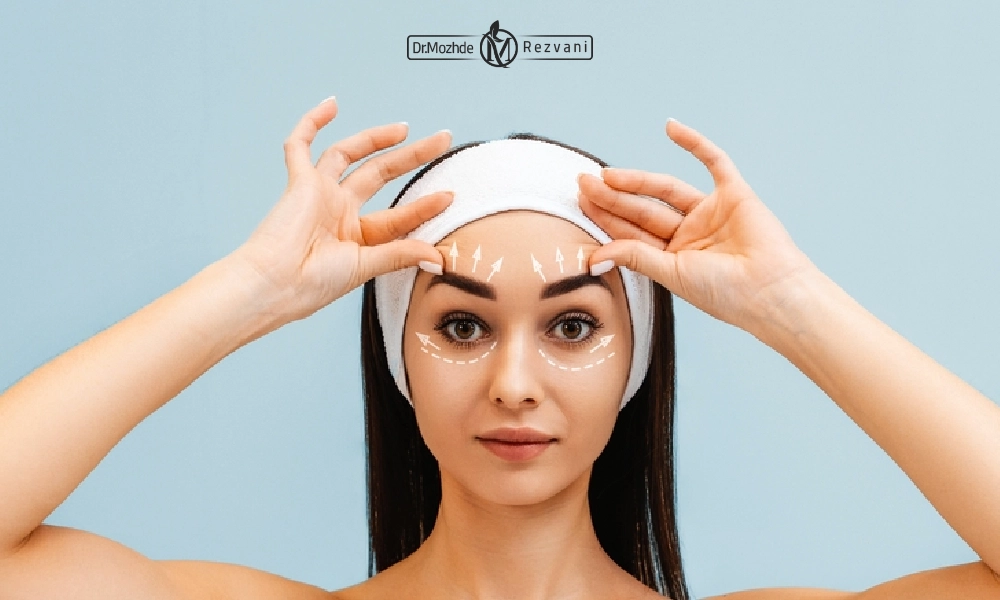 ماساژ ابرو بعد از تزریق بوتاکس