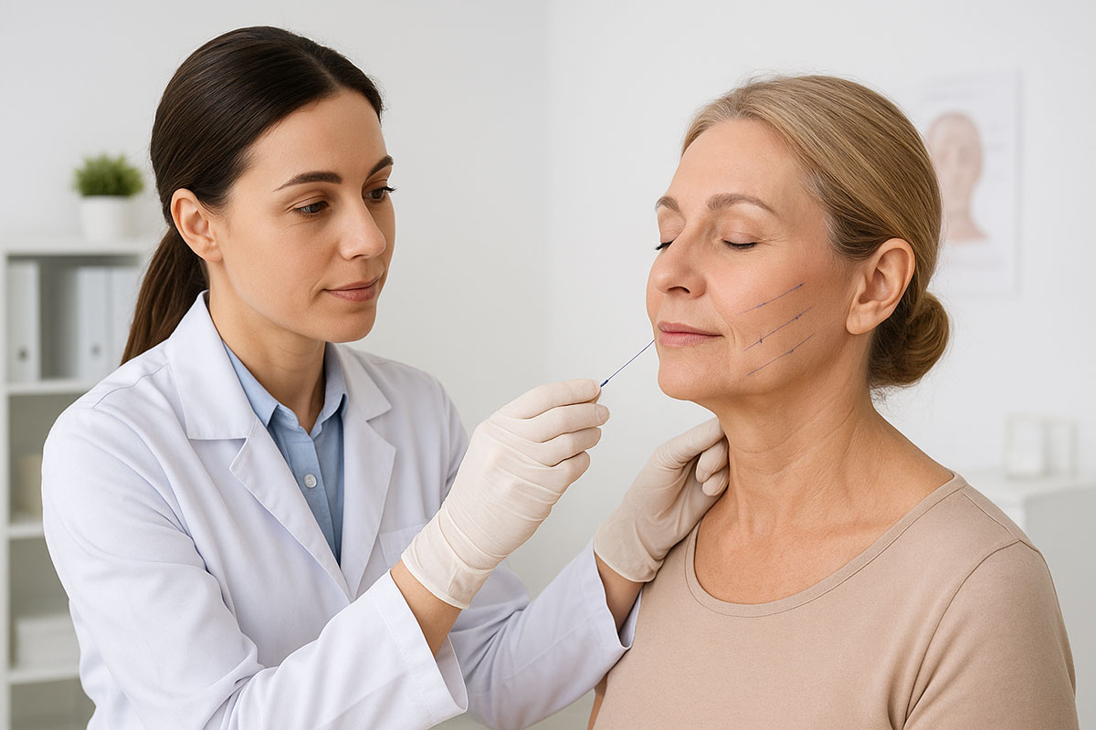 لیفت صورت بدون جراحی