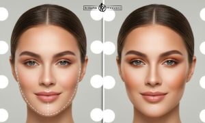 کانتورینگ صورت + راهنمای کامل برای داشتن چهره‌ای متعادل و جذاب