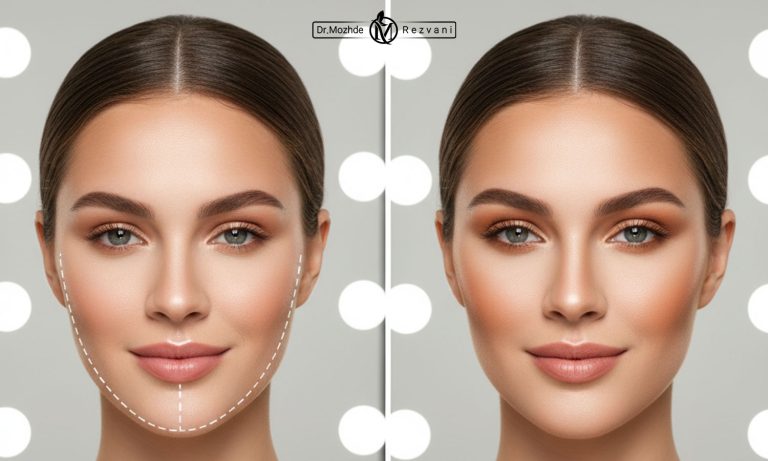 کانتورینگ صورت + راهنمای کامل برای داشتن چهره‌ای متعادل و جذاب